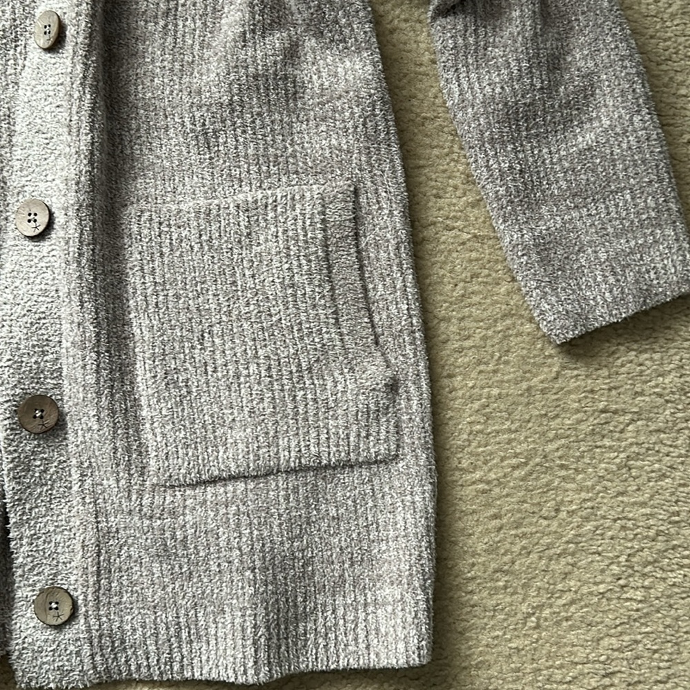 Barefoot Dreams Button Up Hooded Coat - Picture 5 of 13